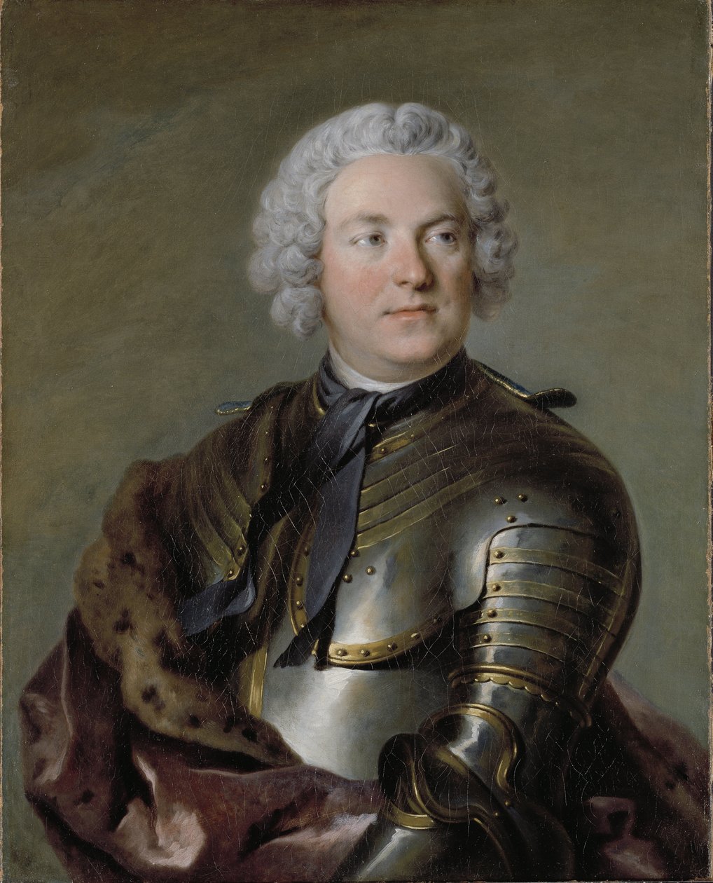 Charles Gustave de Tessin, aristocrata e político sueco - Retrato de Carl Gustaf Tessin (1695-1770), por Tocque, Louis (1696-1772) Óleo sobre tela de Louis Tocqué