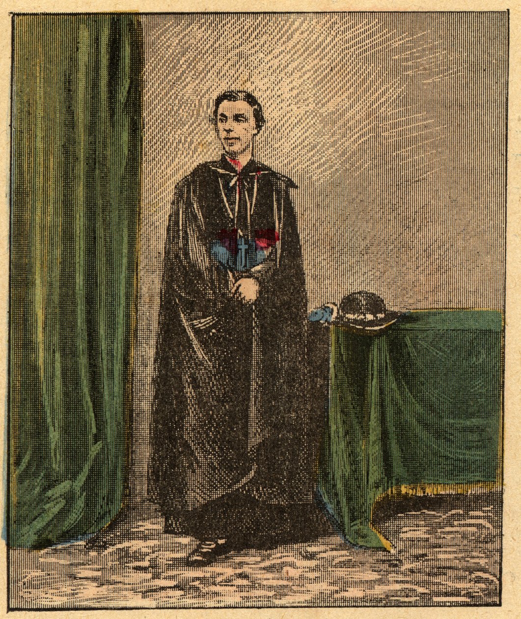 Louis-Gaston de Segur (Louis Gaston de Segur) (1844-1879) bispo francês - - Gravura de “” Ensino religioso pelos olhos. Wonderful Album” de Louis Maitrejean e Georget Ramond - França 1910 de Louis Maitrejean