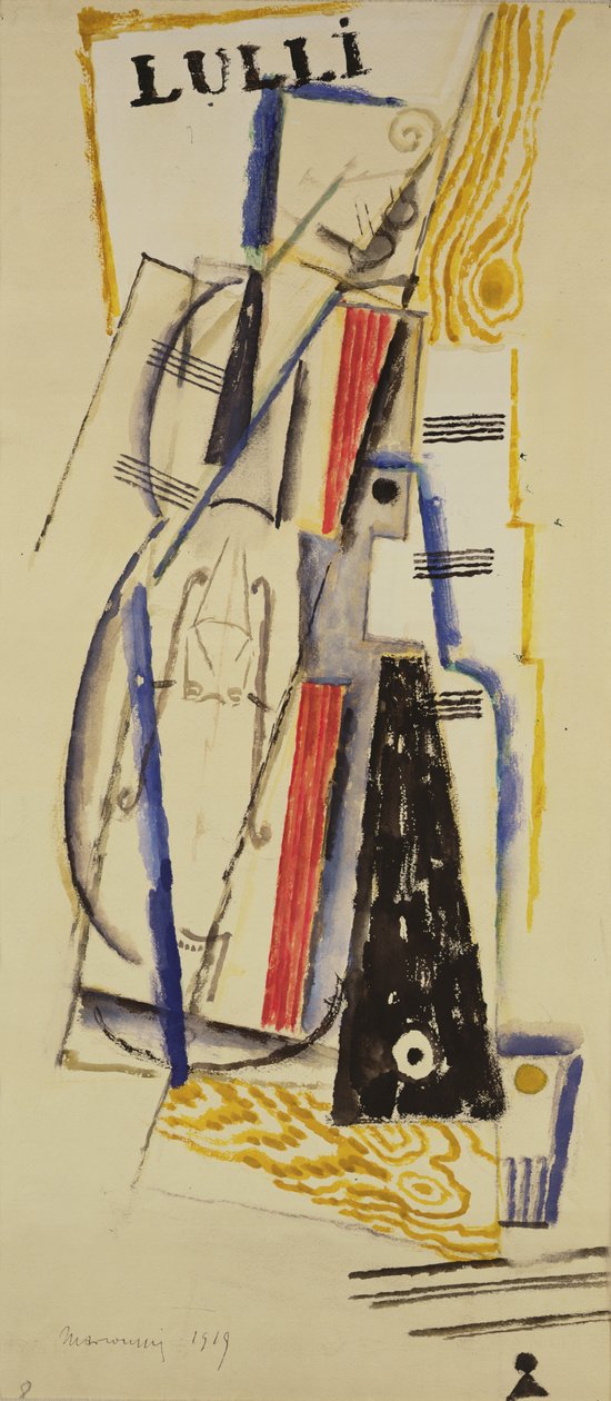Resumo Lulli, 1919 de Louis Marcoussis
