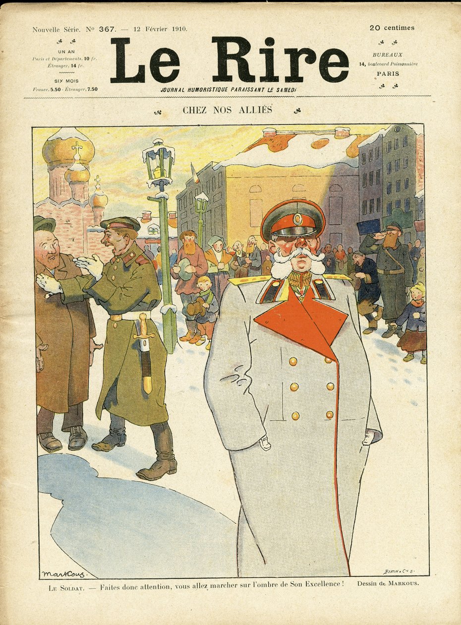 Ilustração para a capa do Le Rire de Louis Marcoussis