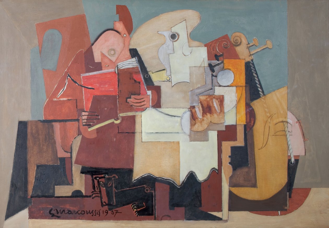 O Leitor, 1937. de Louis Marcoussis