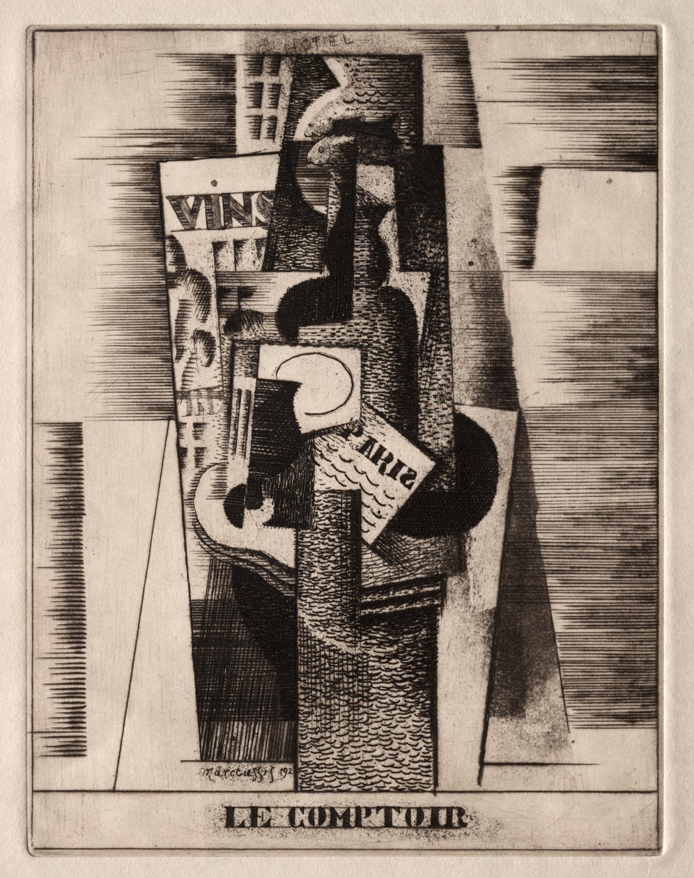 O bar de Louis Marcoussis