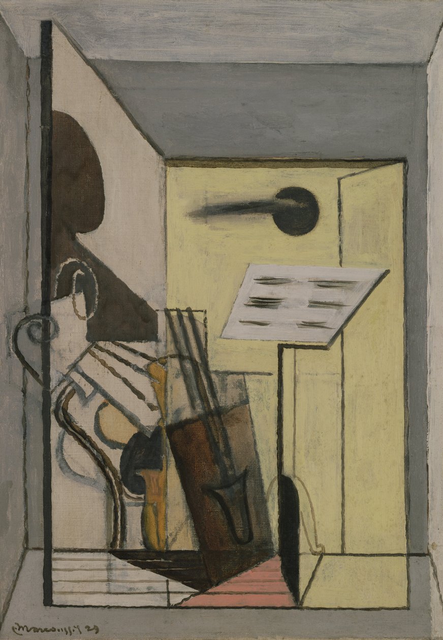 A Folha de Pontuação, 1929 de Louis Marcoussis