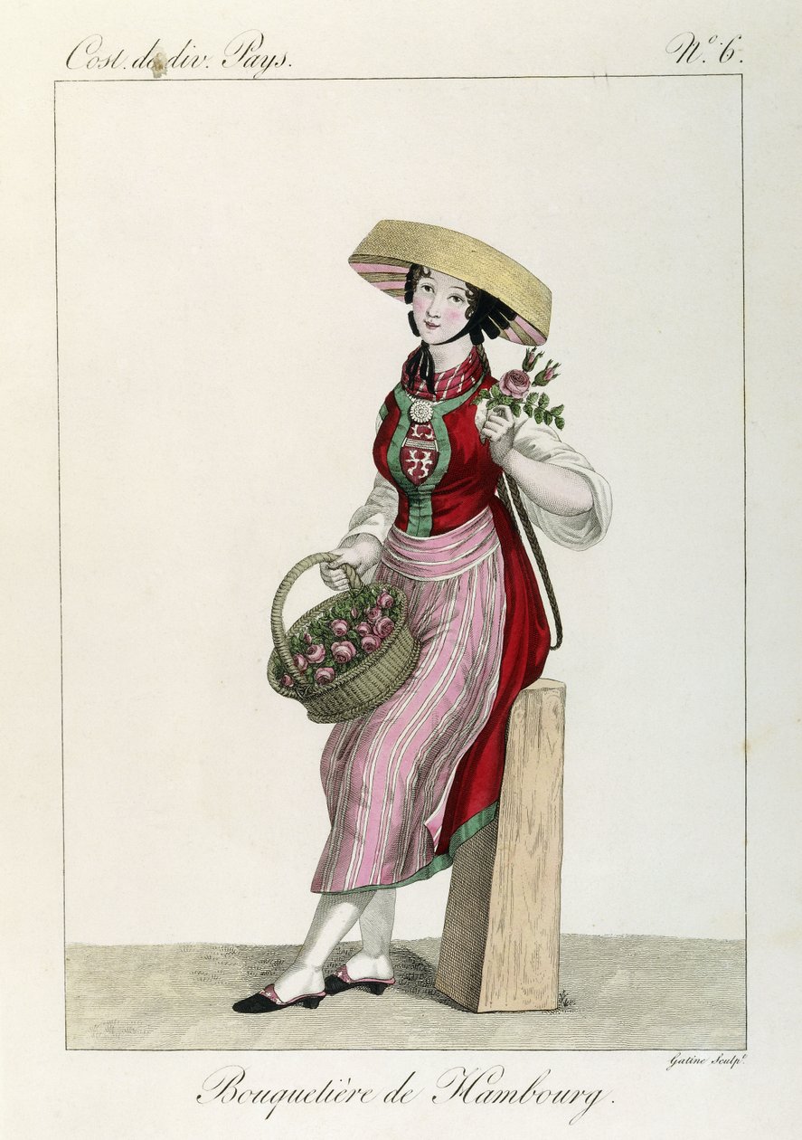 Traje Feminino Hamburgo de Louis Marie (after) Lante