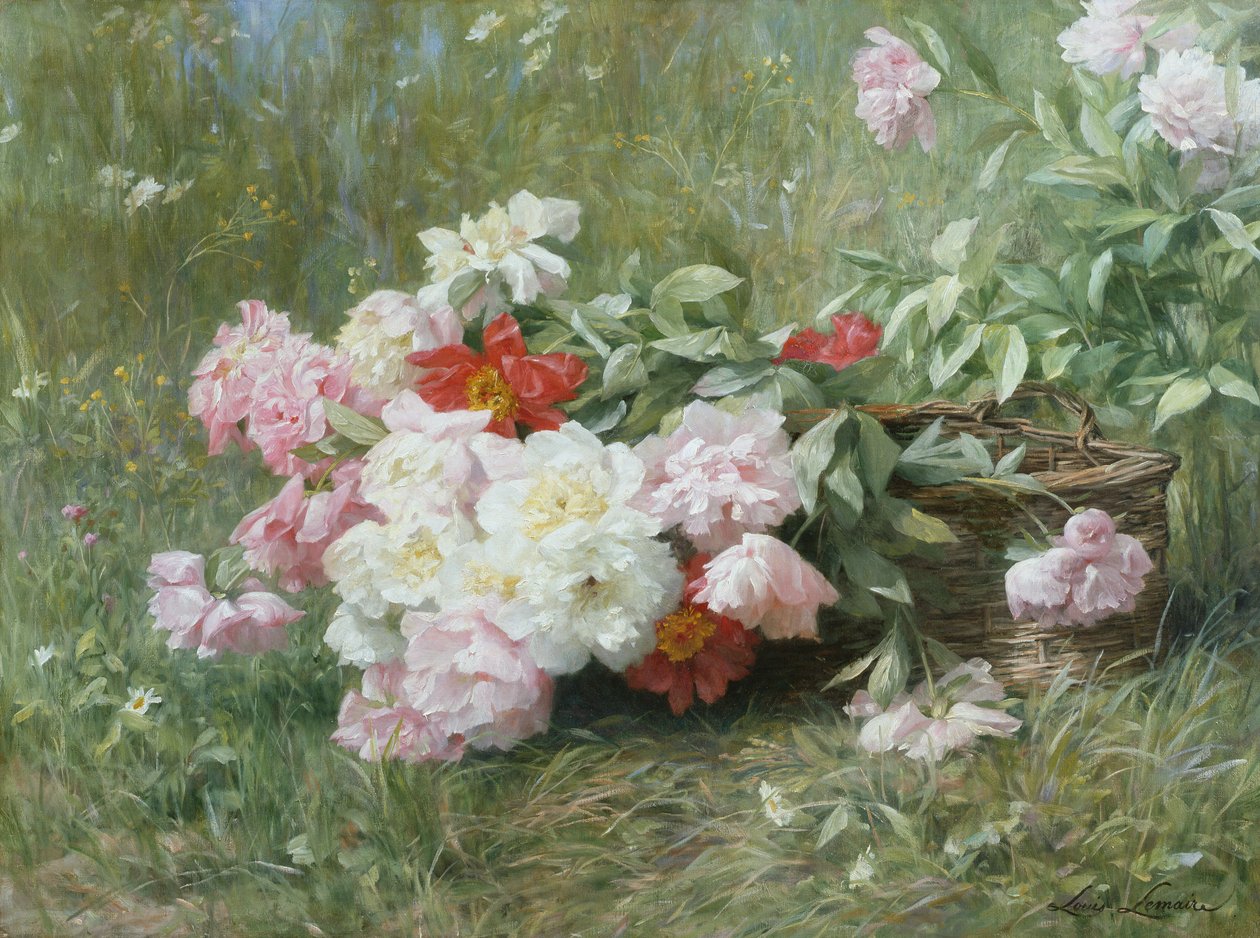Recém flores cortadas de Louis Marie Lemaire