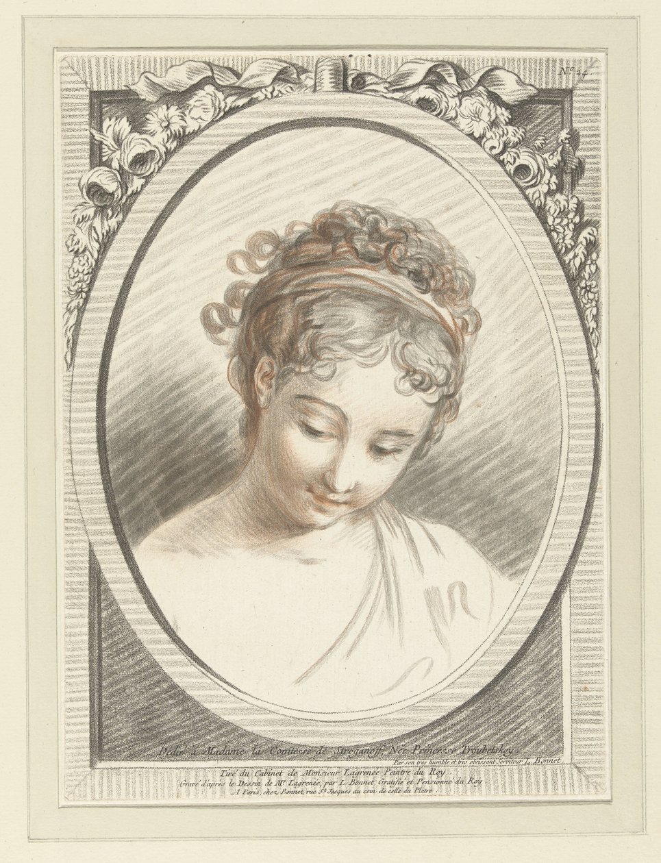 Busto de uma jovem mulher
Tête de femme de Louis Marin Bonnet