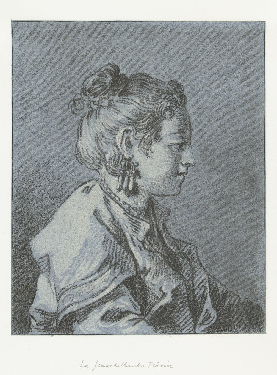 Retrato de uma camareira finlandesa
Tête de femme de chambre Finoise de Louis Marin Bonnet