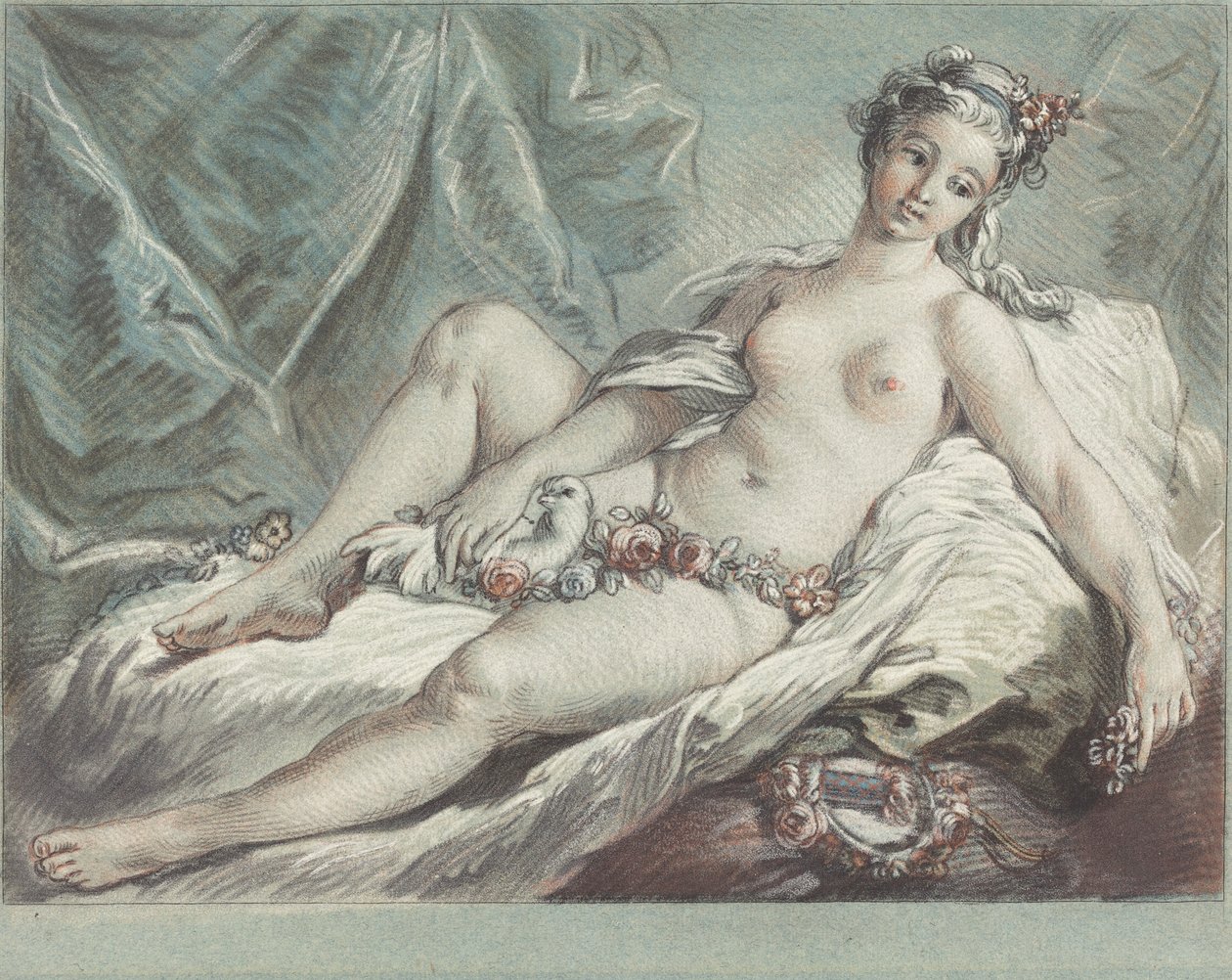 O Despertar de Vénus, 1769. de Louis Marin Bonnet