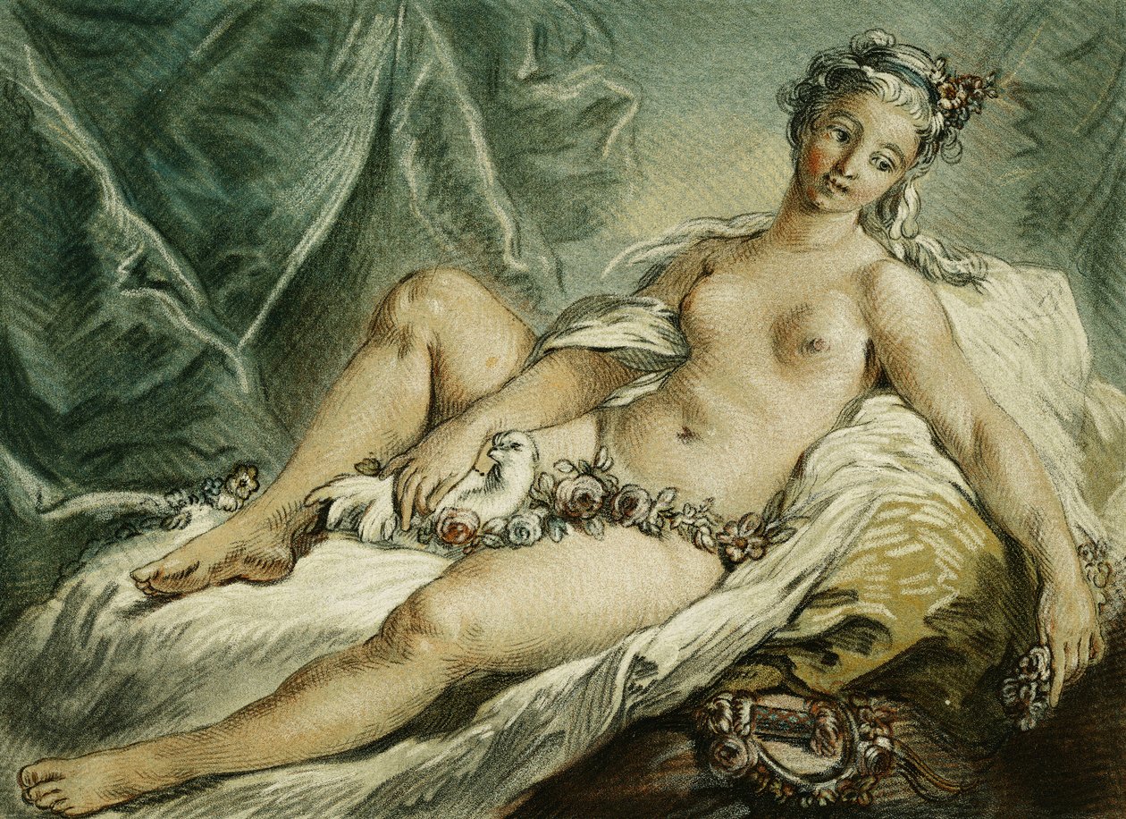 O Despertar de Vênus, depois de F. Boucher; Le Reveil de Venus, depois de F. Boucher, 1769 de Louis Marin Bonnet