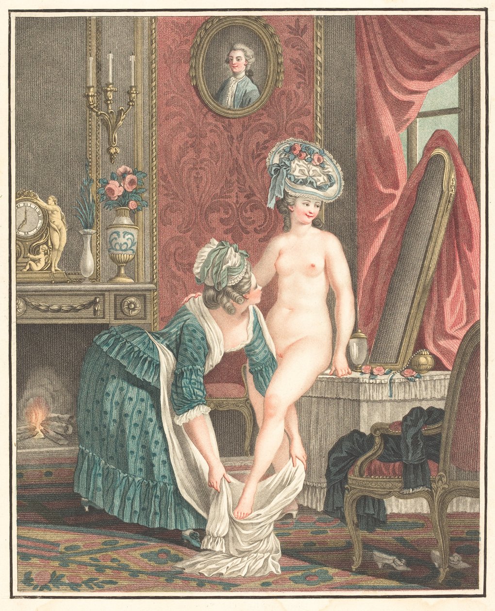 O banheiro de Louis Marin Bonnet after Nicolas René Jollain