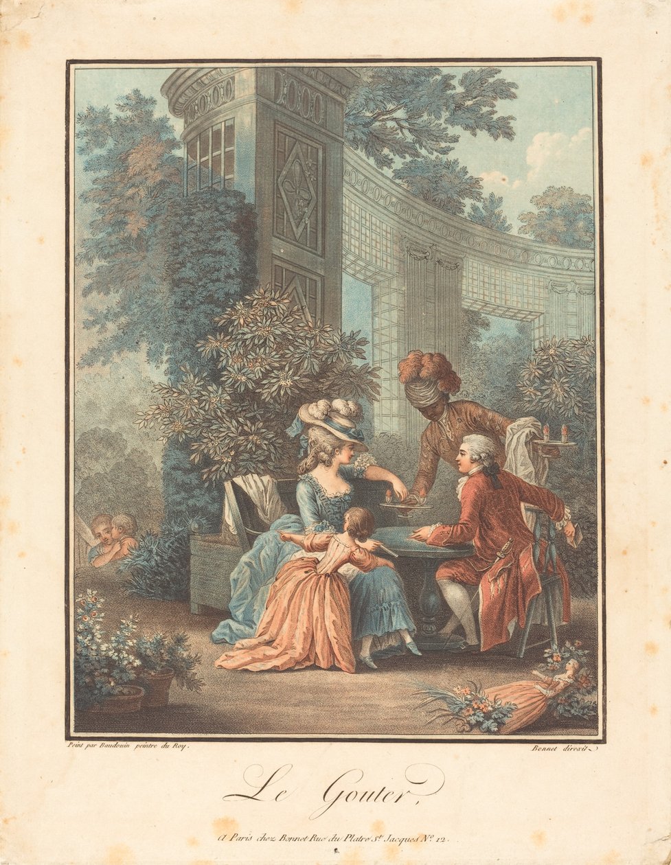 Le Gouter de Louis Marin Bonnet after Pierre Antoine Baudouin