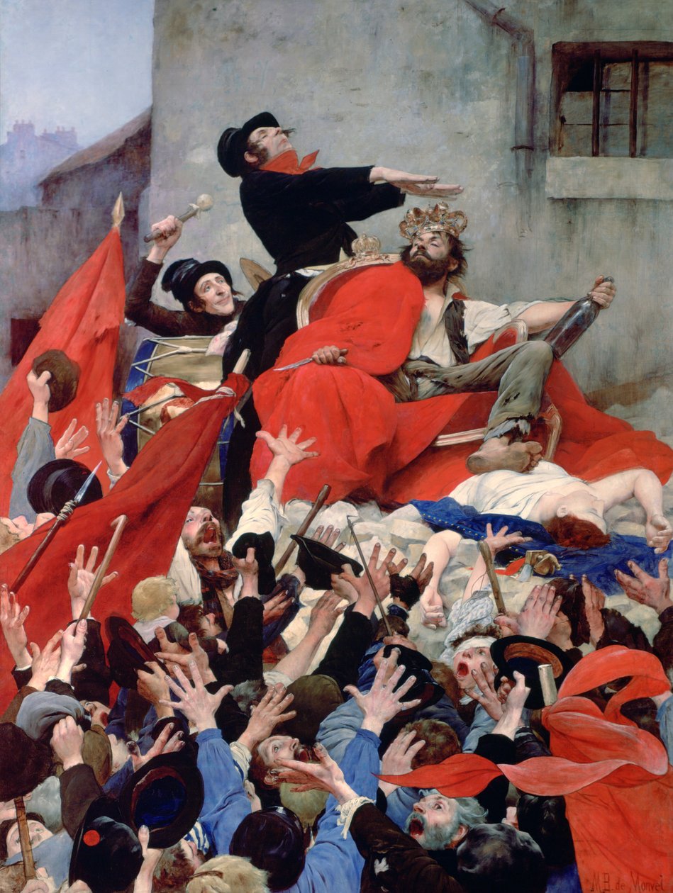 Apoteose da multidão, 1884 de Louis Maurice Boutet de Monvel