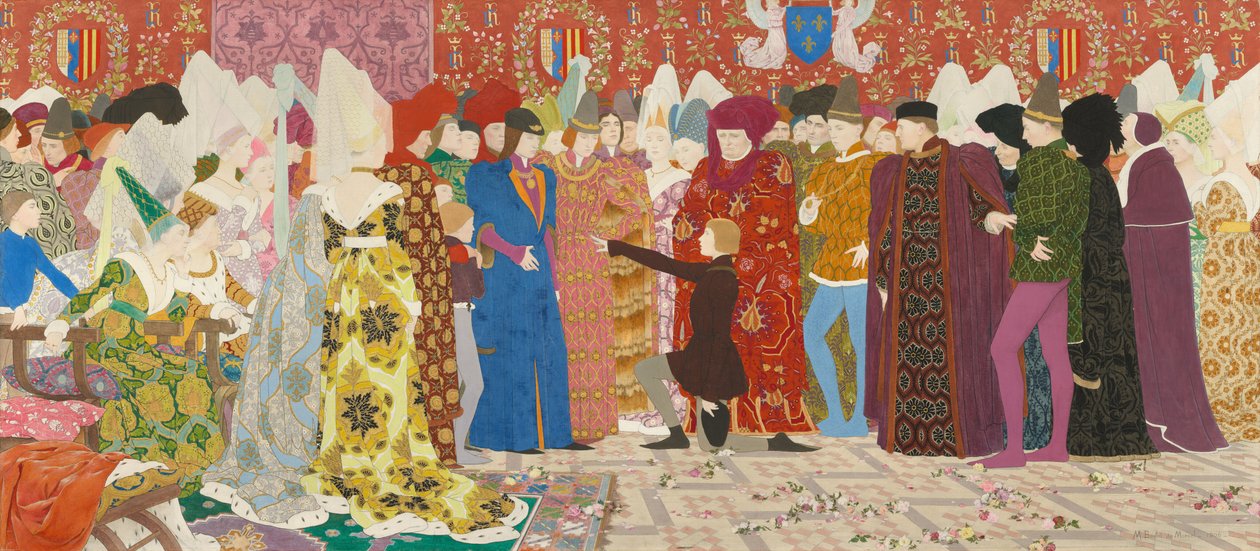 O seu apelo para a série Dauphin Joan of Arc: II, 1906. de Louis Maurice Boutet de Monvel