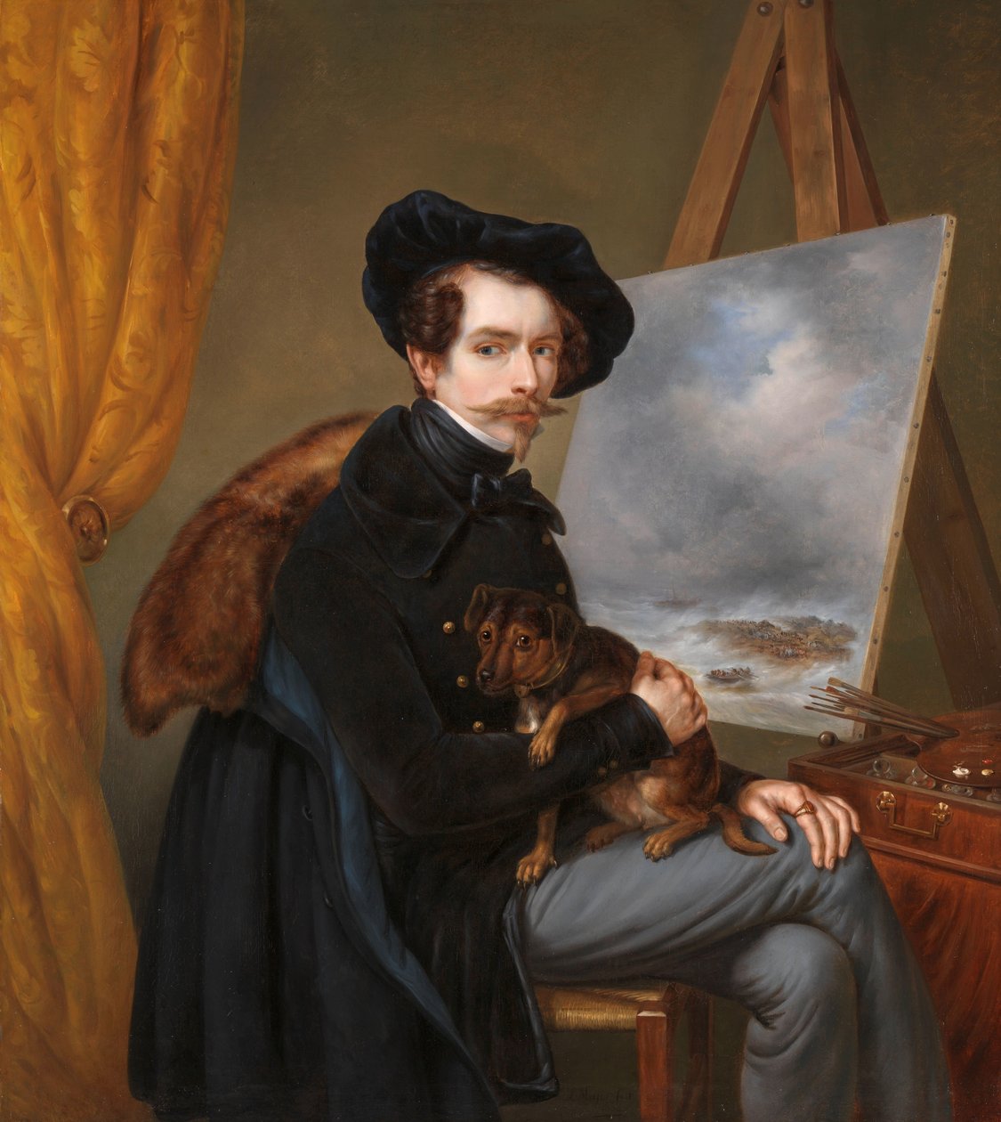 Auto-retrato de Louis Meijer