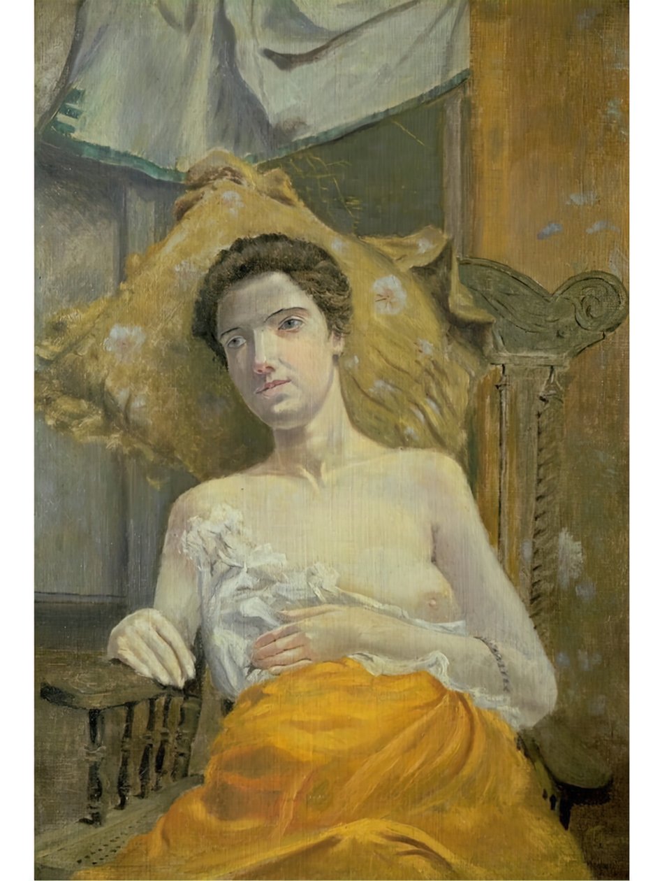 Mãe Bereft, c. 1890. de Louis Michel Eilshemius