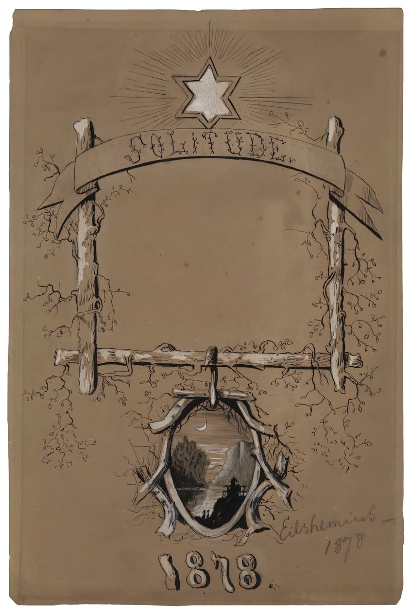 Solidão, 1878. de Louis Michel Eilshemius