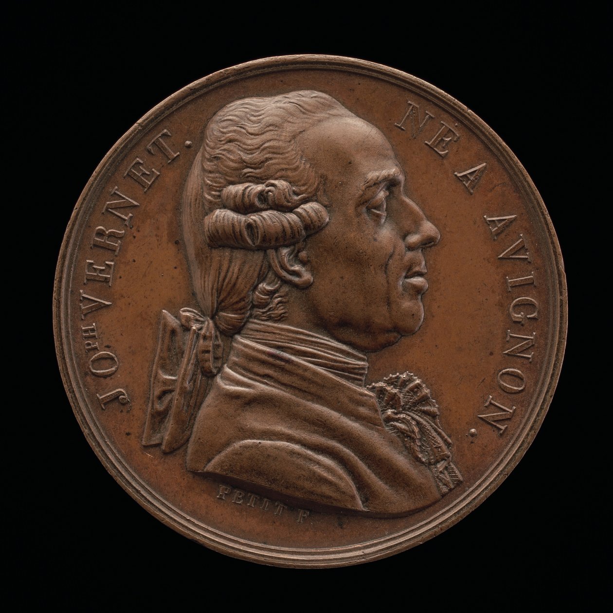 Claude-Joseph Vernet, 1714-1789, Pintor [anverso], 1826. de Louis Michel Petit