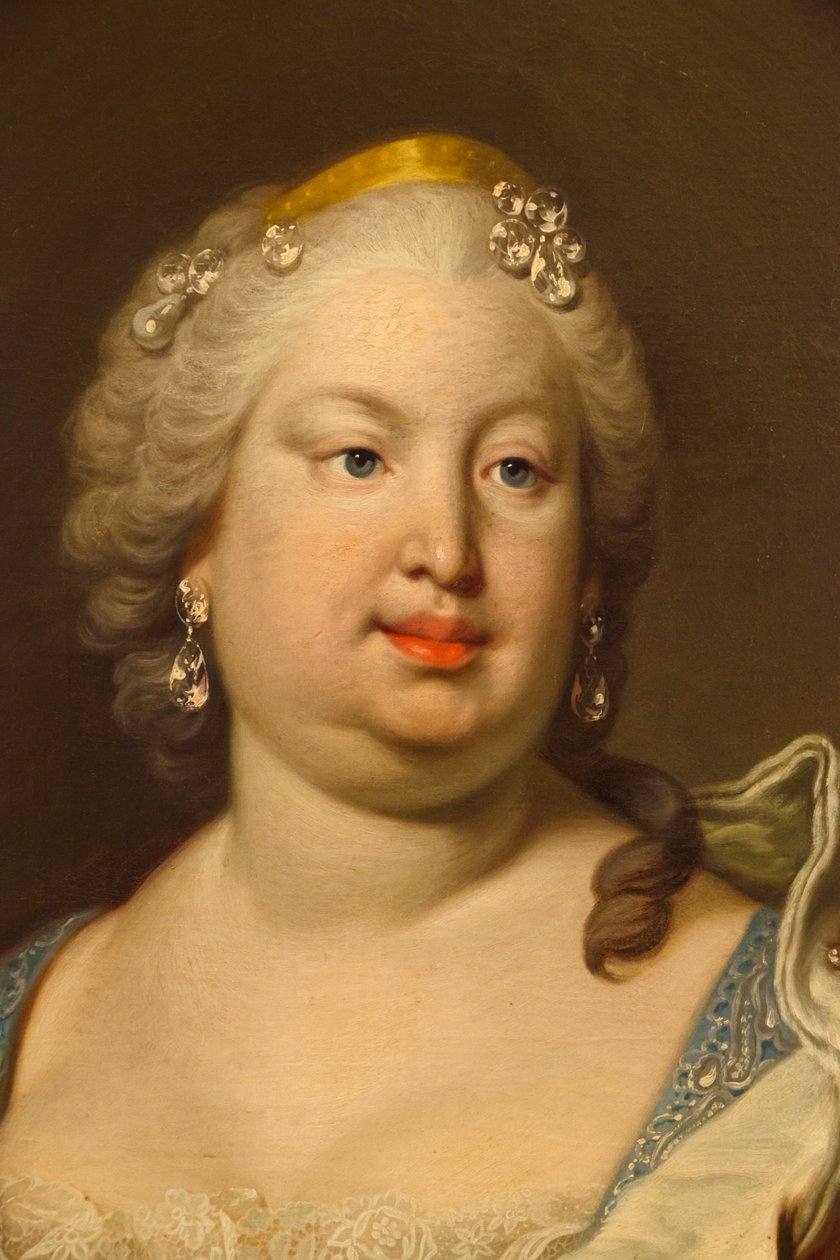 Bárbara de Portugal ou Bragança (detalhe) de Louis Michel van Loo