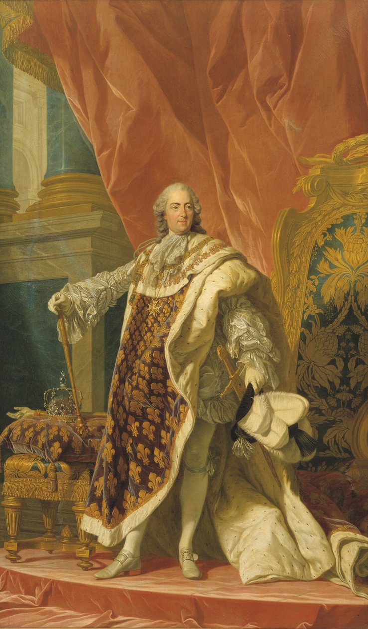 Luís XV da França (1710-1774) de Louis Michel van Loo