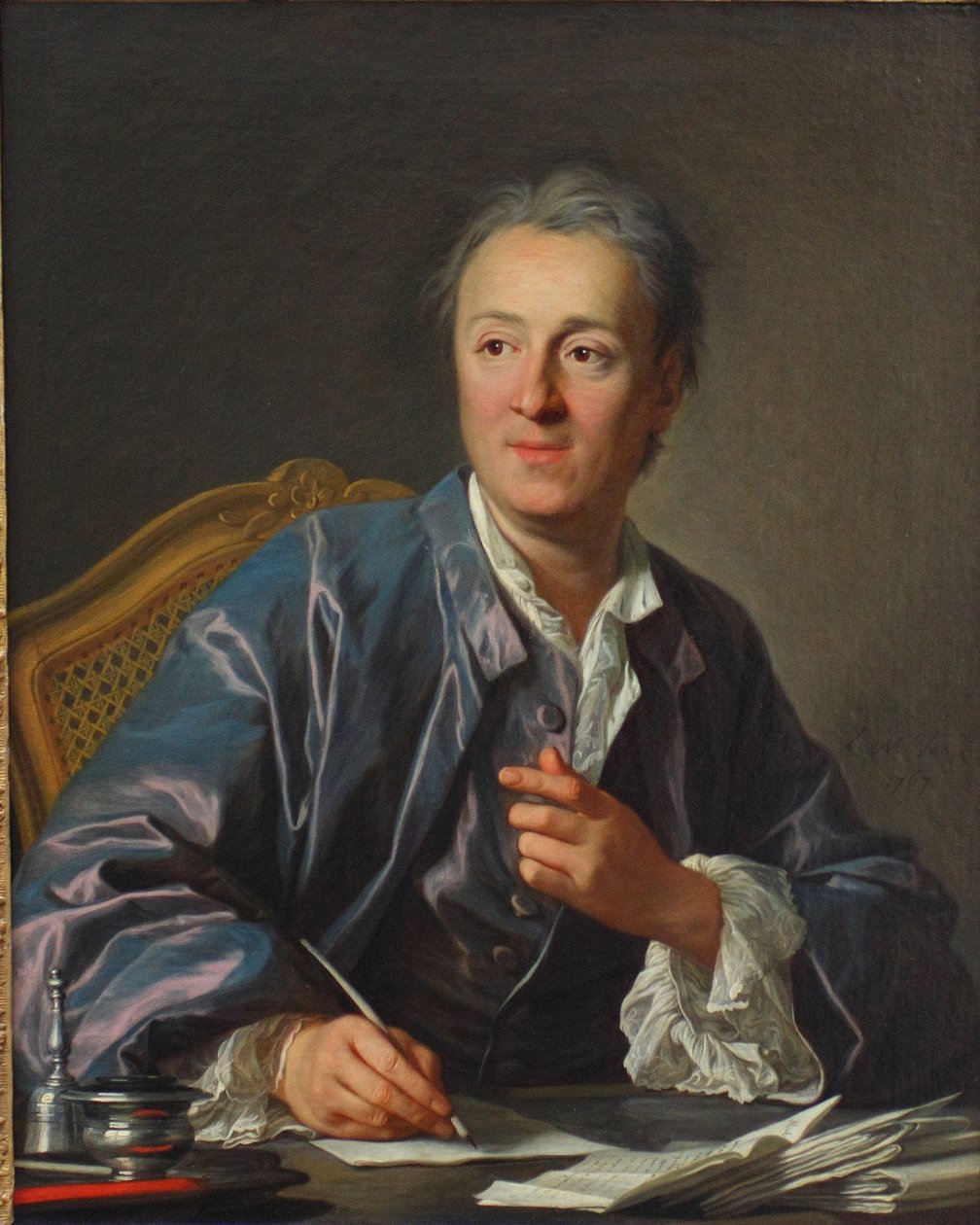 Retrato de Denis Diderot 17131784, 1767 de Louis Michel van Loo