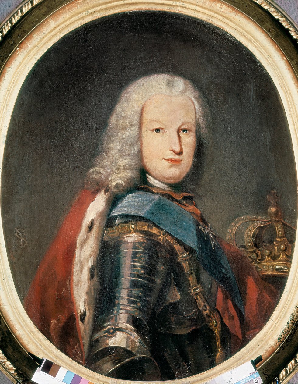 Retrato de Fernão VI (Ferdinando) (1713-1759) de Louis Michel van Loo