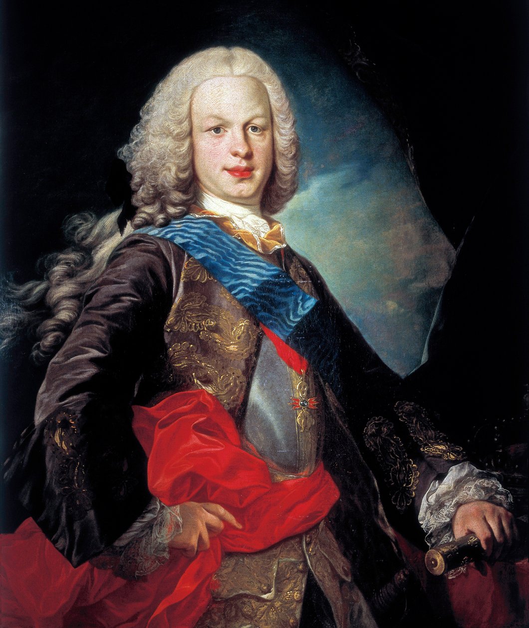 Retrato de Fernão VI (Fernando VI de Louis Michel van Loo