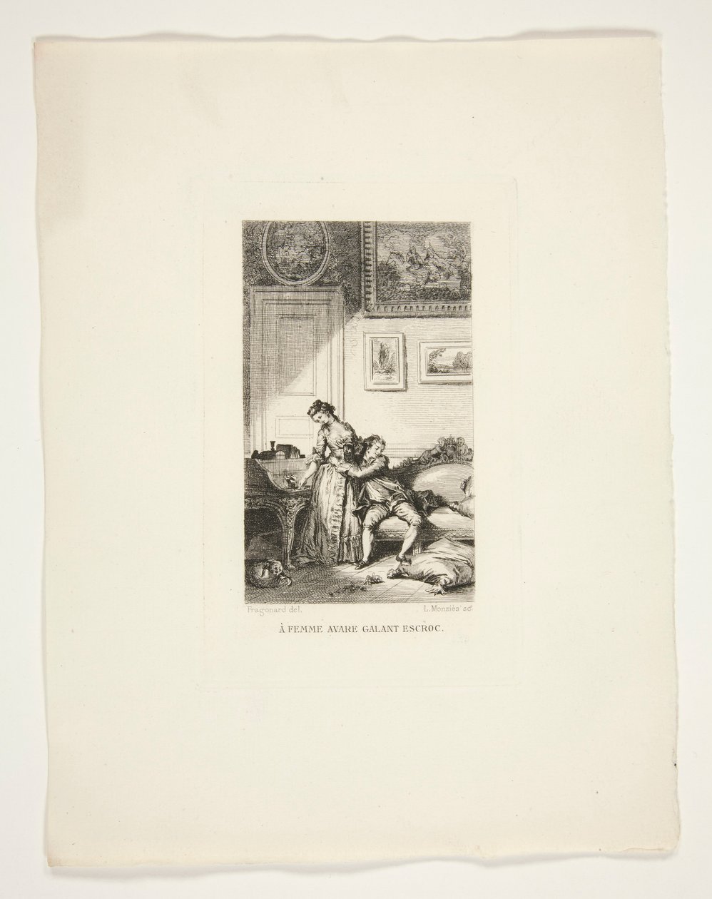 A Femme Avare Galant Escroe de Louis Monzies