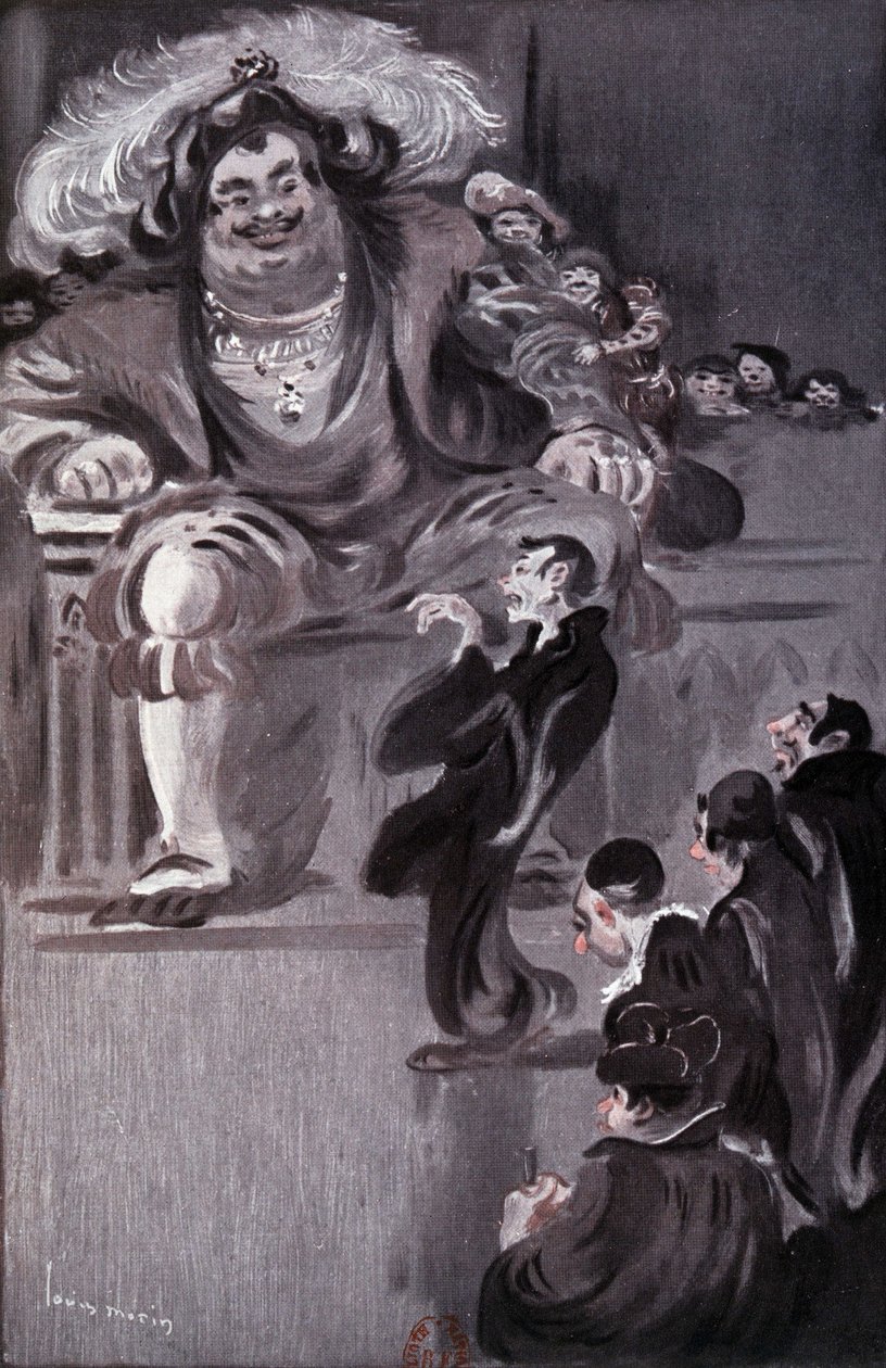 Gargantua - em "Gargantua" de Rabelais, doente. por Louis Morin, ed. Laurens, Paris, de Louis Morin