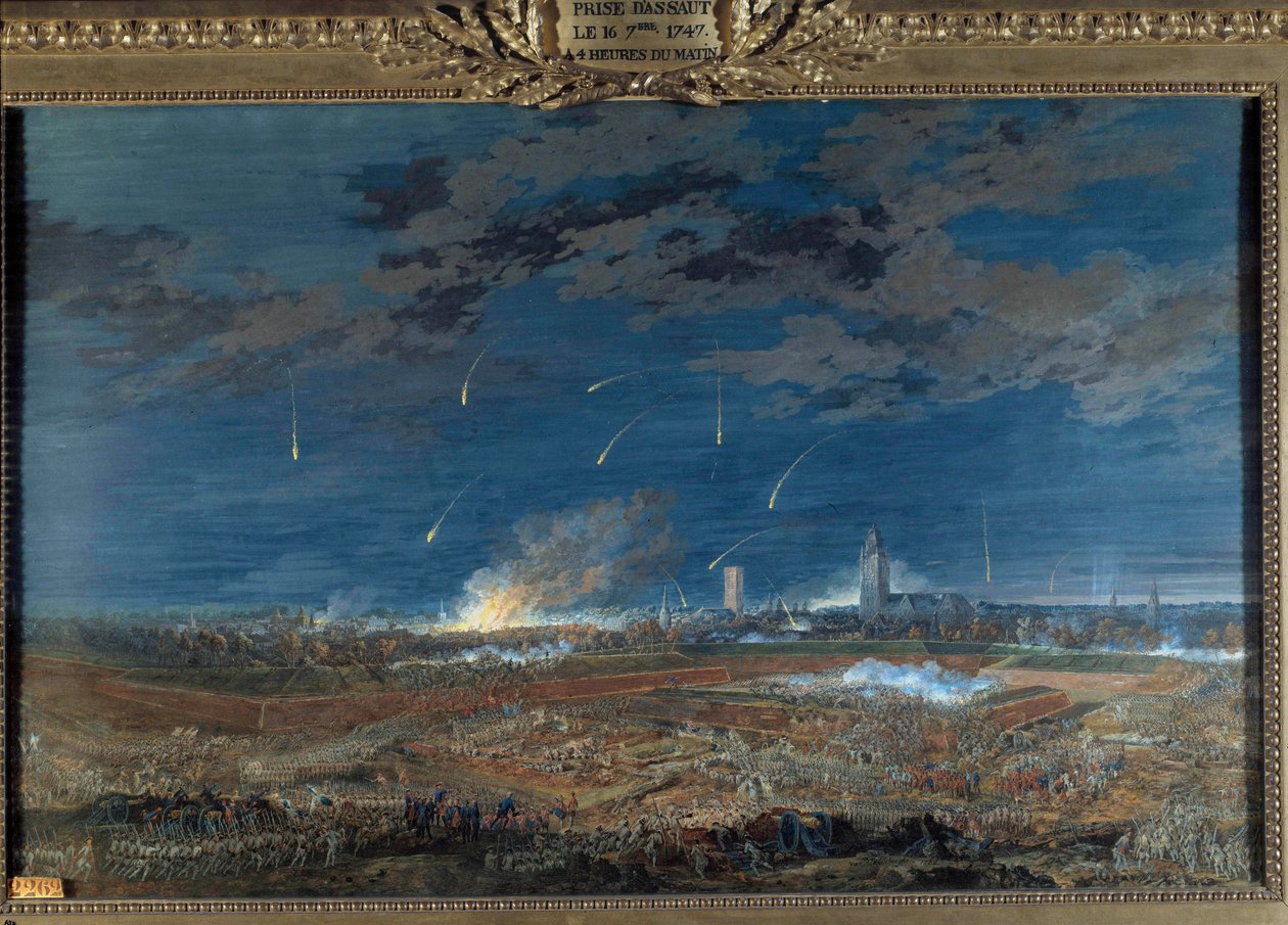 Tempestade de Berg Op Zoom (Berg-Op-Zoom) em 16 de setembro de Louis Nicolas van Blarenberghe