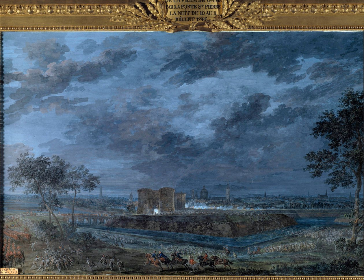 A Captura de Gante na Noite de 10 a 11 de Julho de Louis Nicolas van Blarenberghe
