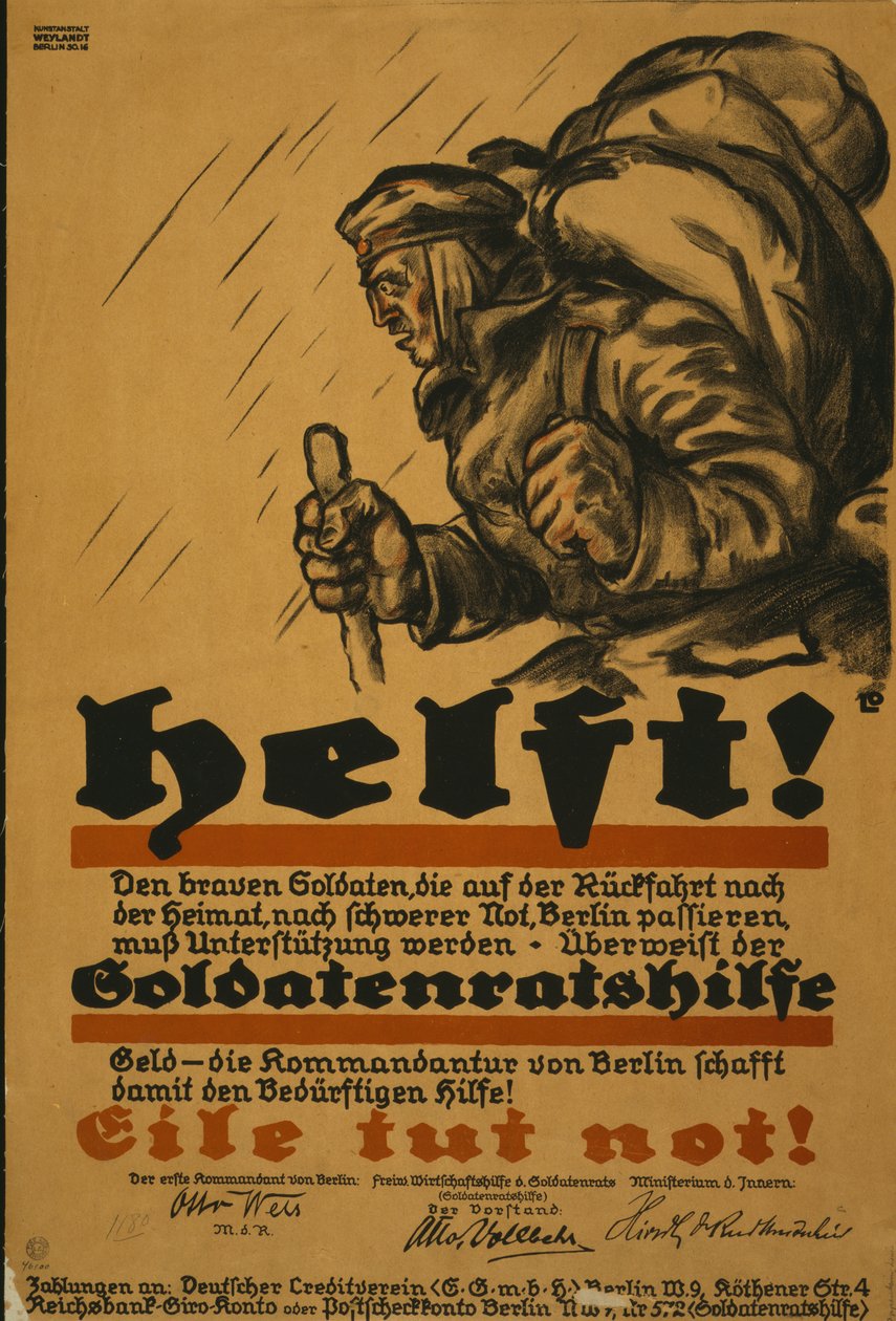 Socorro !, 1918 de Louis Oppenheim