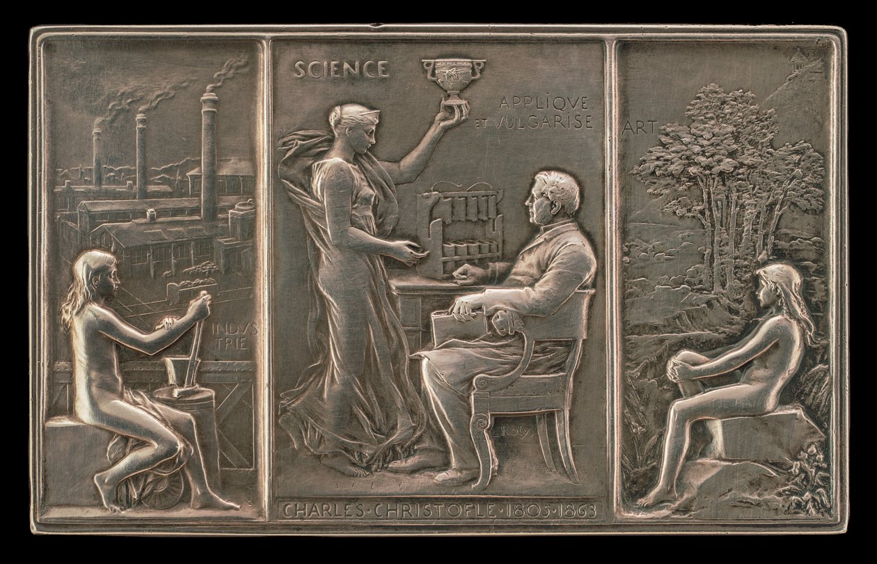 Charles Christofle, 1805-1863, ourives [anverso] de Louis Oscar Roty