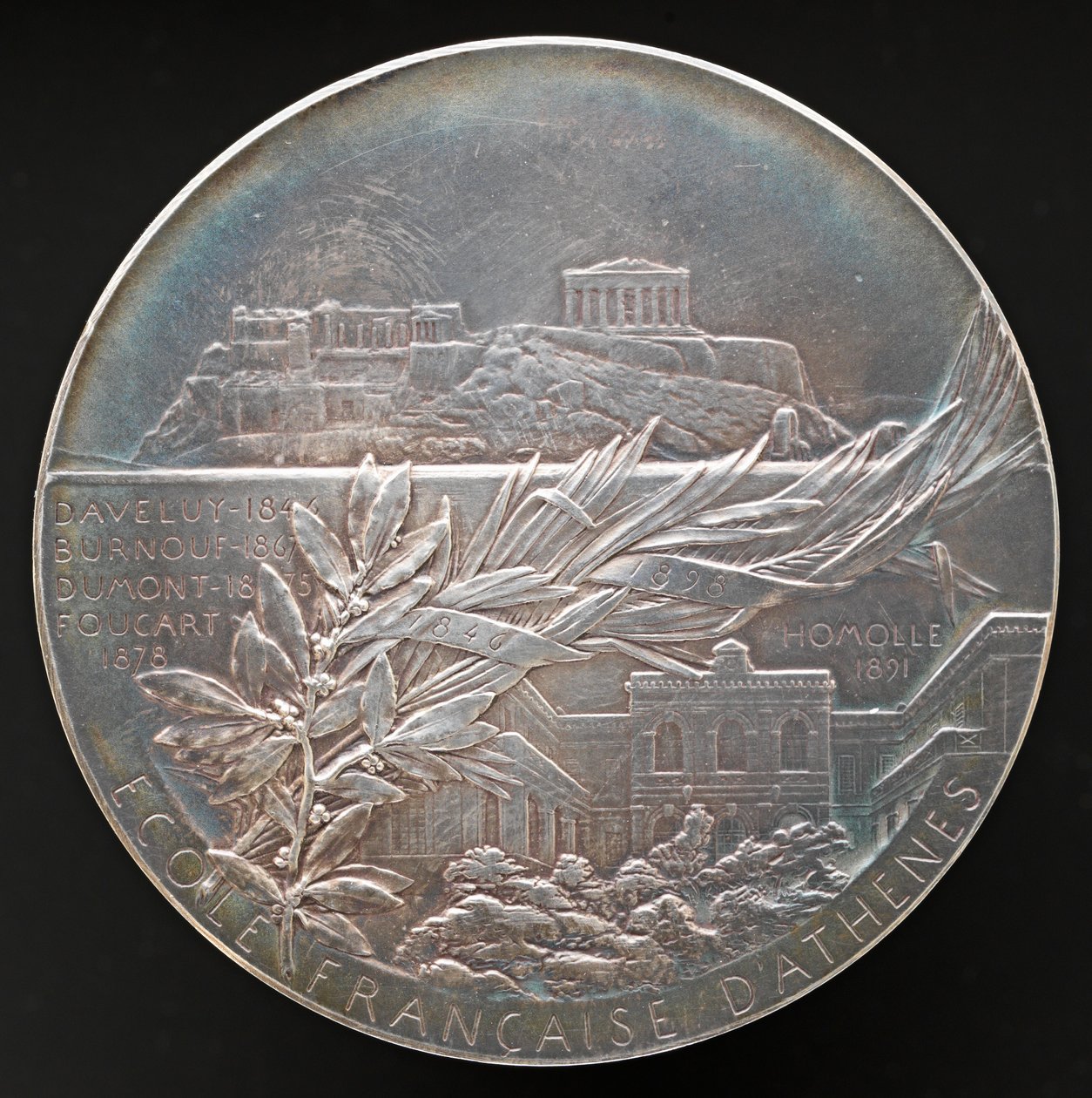 Escola Francesa de Atenas [reverso], 1898. de Louis Oscar Roty