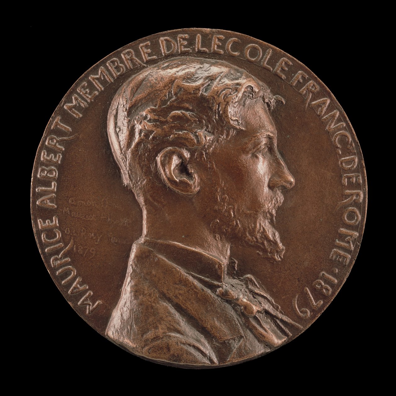 Maurice Albert, 1854-1907, 1879. de Louis Oscar Roty