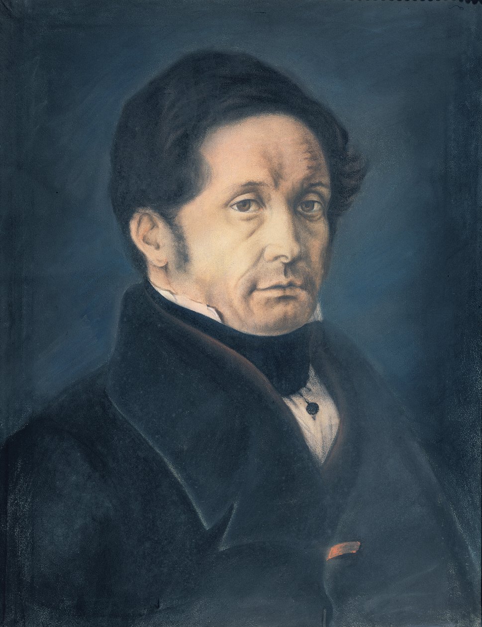 Jean-Joseph Pasteur (1791-1865) 1842 (pastel sobre papel) de Louis Pasteur