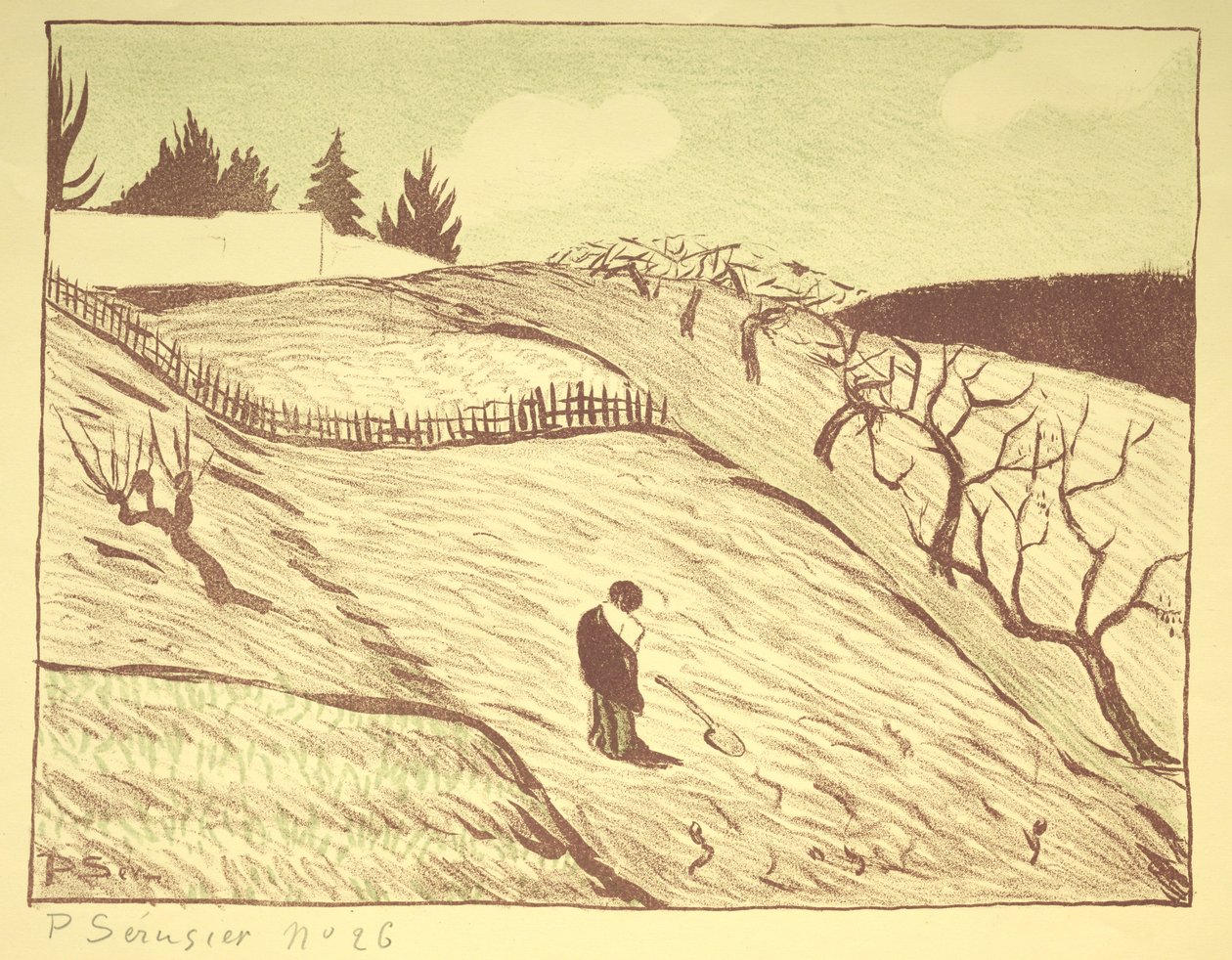 Paisagem, 1893. de Louis Paul Henri Sérusier
