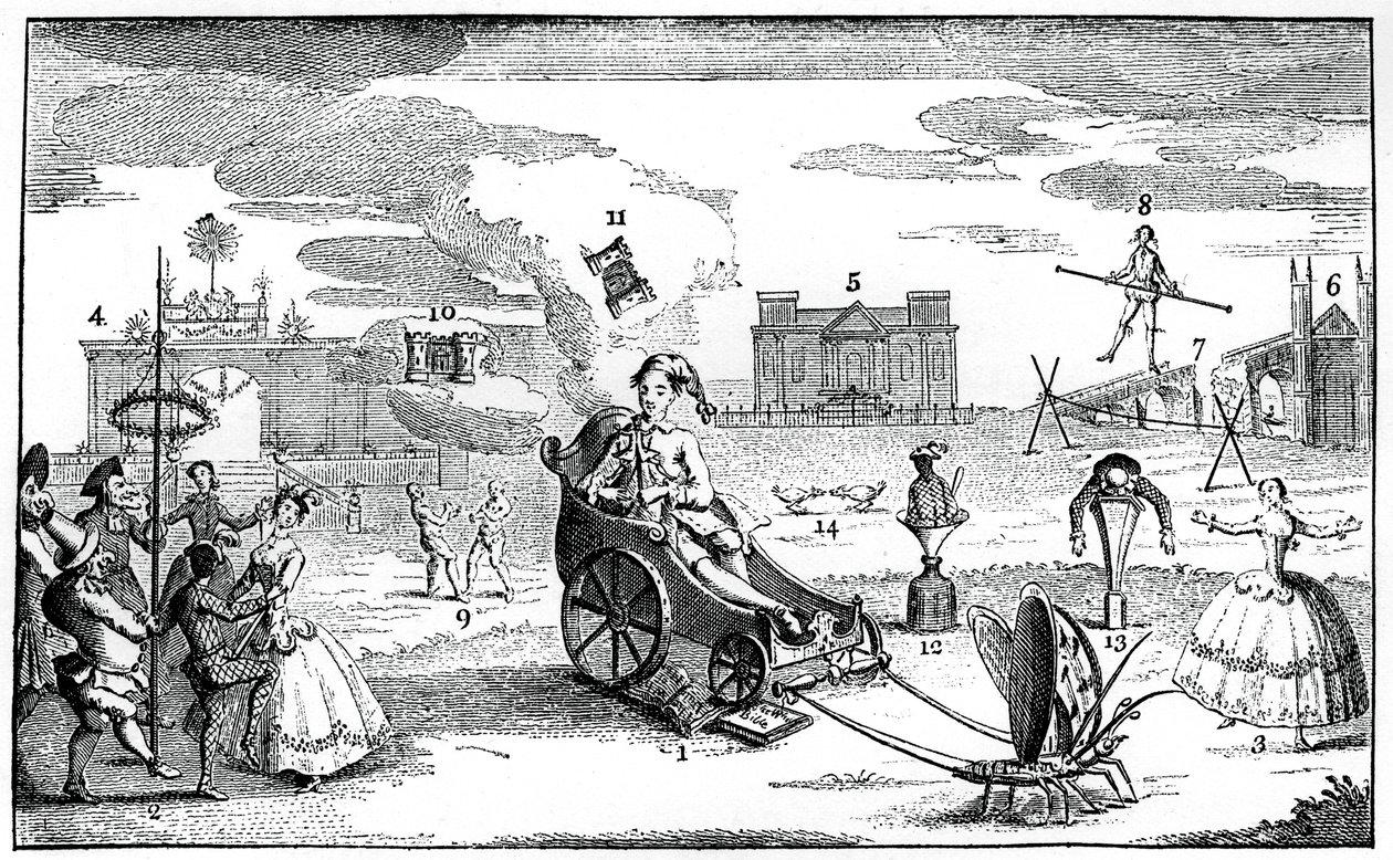 Folly Triunfante, 1749. de Louis Philippe Boitard