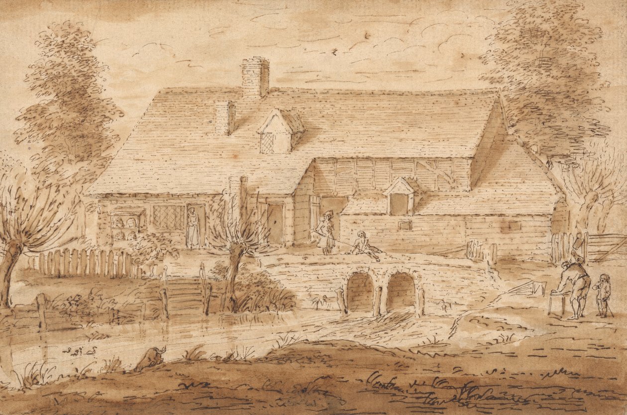 Ver perto de Aldenham, Herts de Louis Philippe Boitard