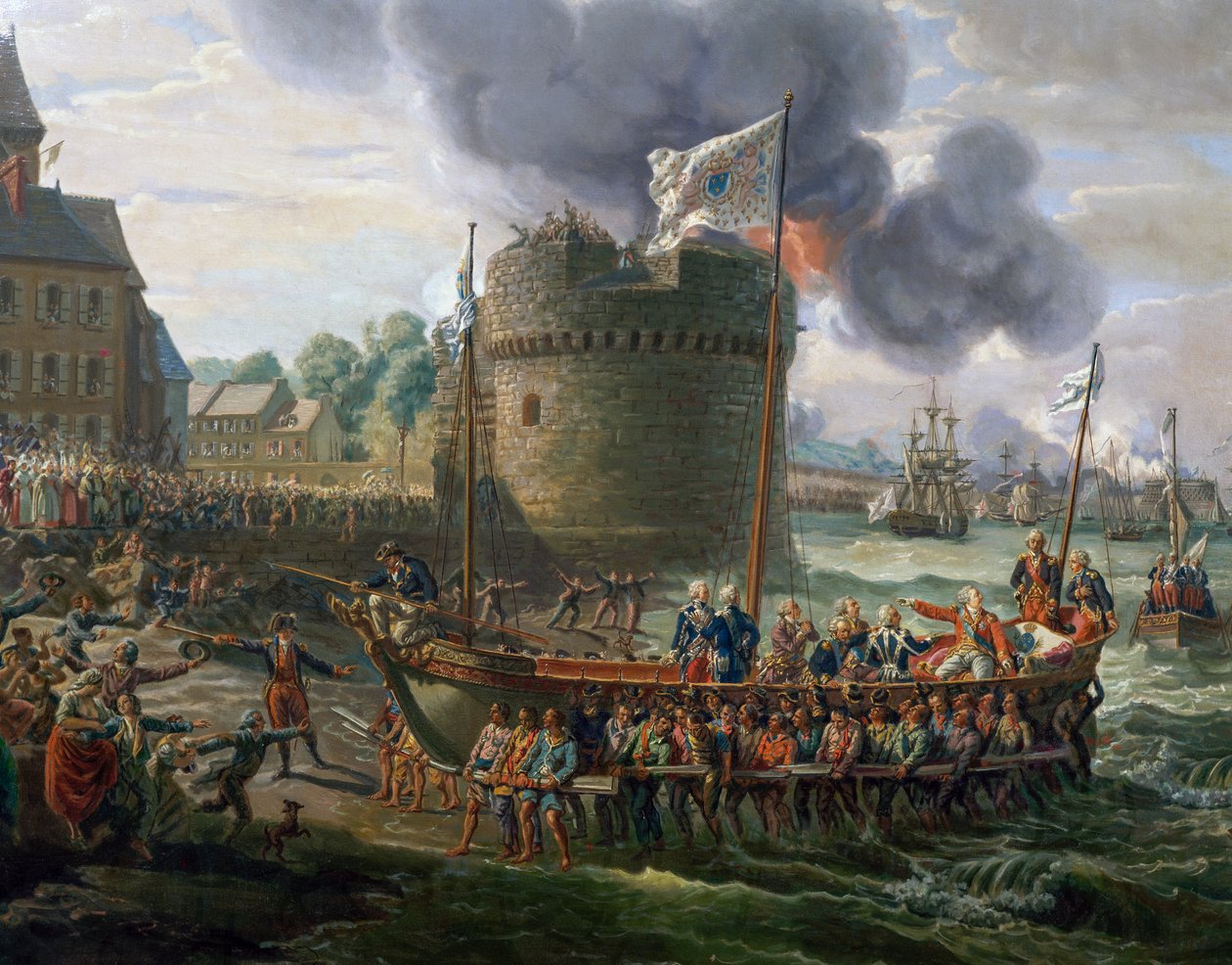Visita de Luís XVI ao porto de Cherbourg, 23 de junho de Louis Philippe Crepin