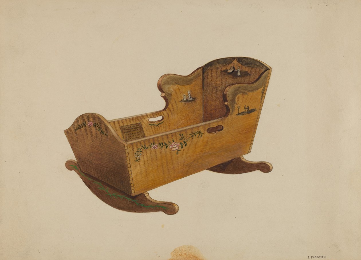 Berço, c. 1936. de Louis Plogsted