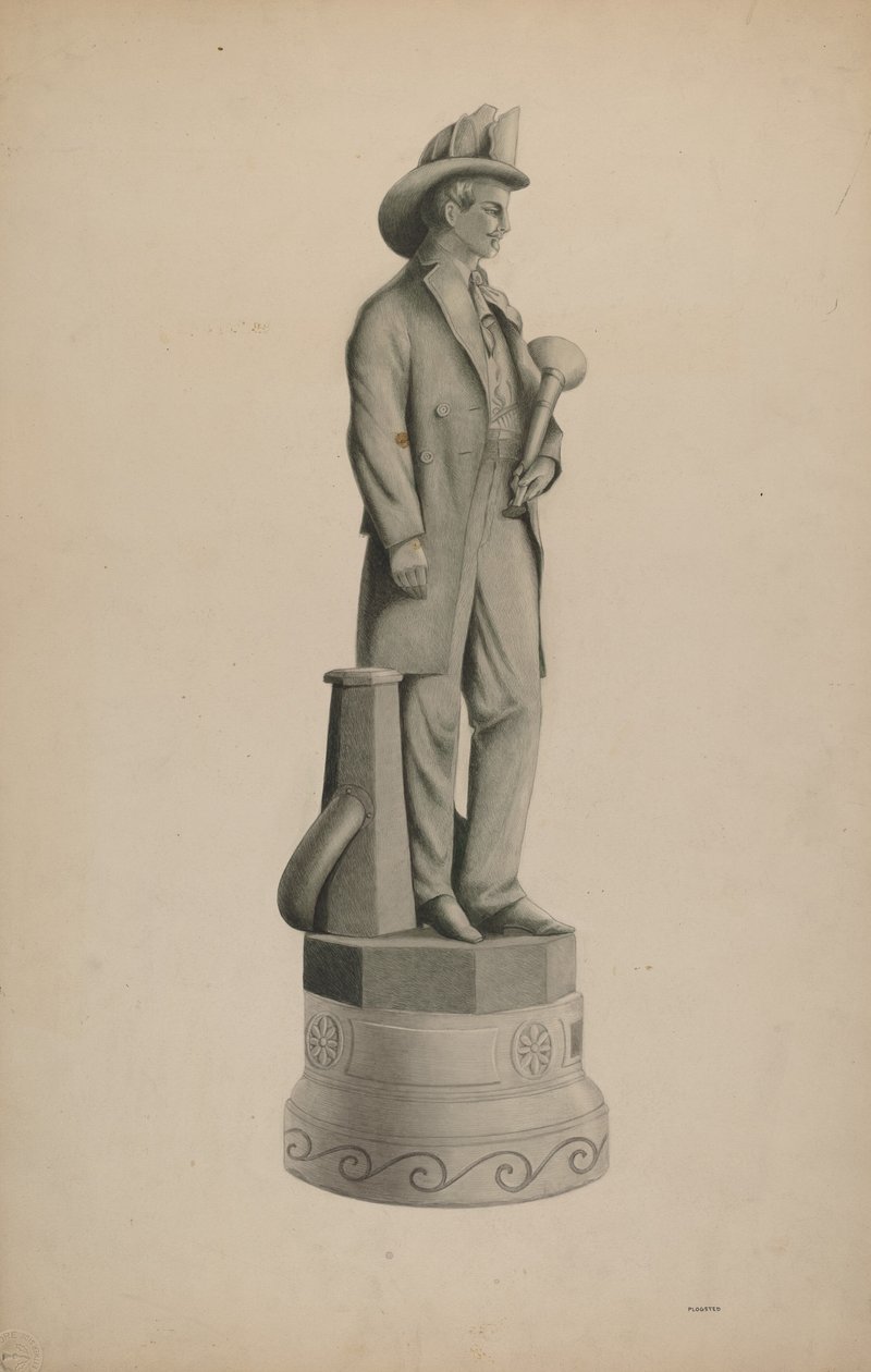 Estátua, 19351942. de Louis Plogsted