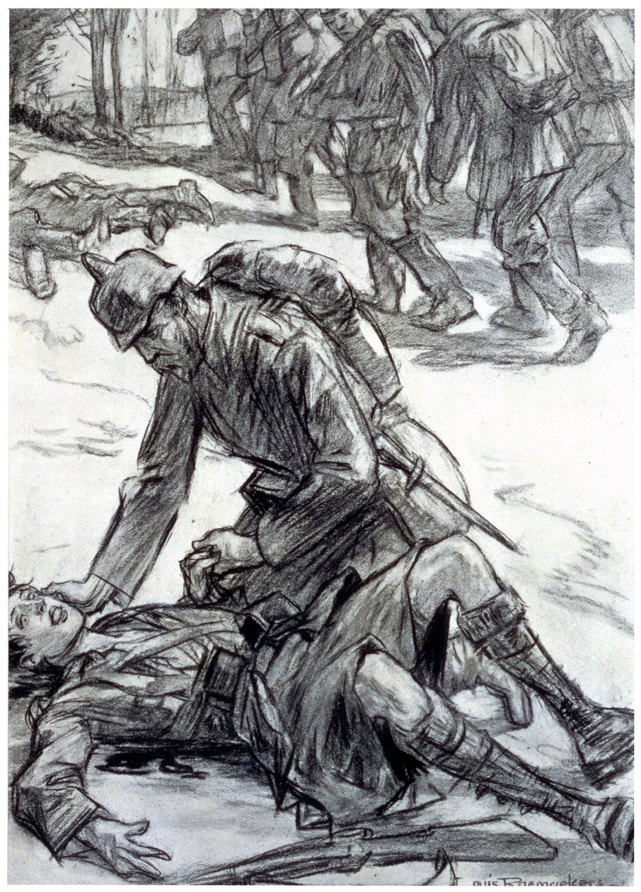 "És tu, mãe?", 1916. de Louis Raemaekers