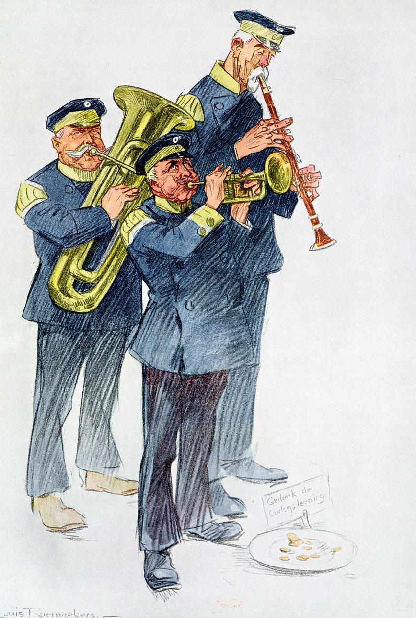 "War Loan Music", 1916 de Louis Raemaekers