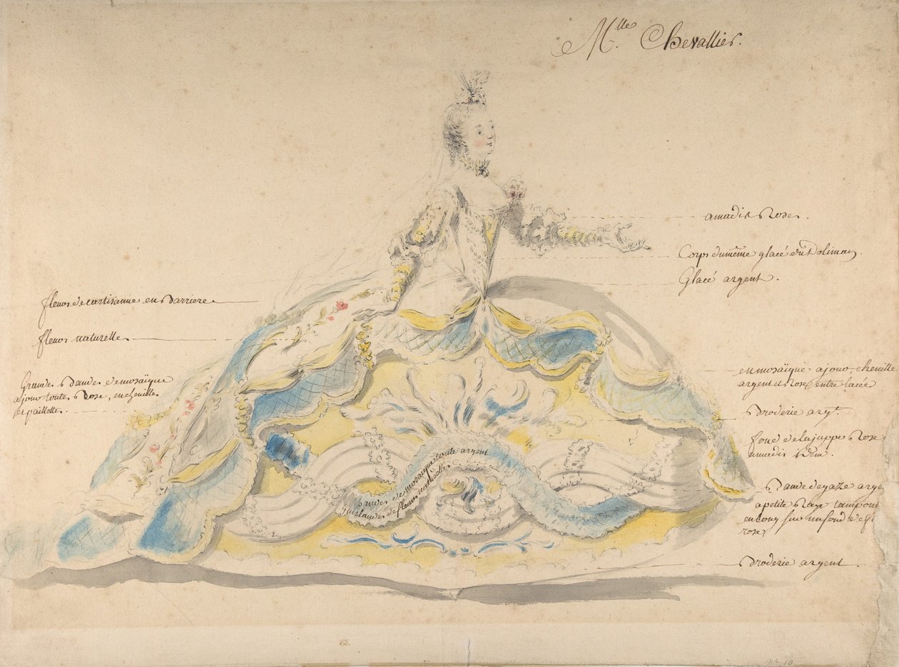 Miss Marie-Jeanne Fesch Chevallier, . de Louis Rene Boquet