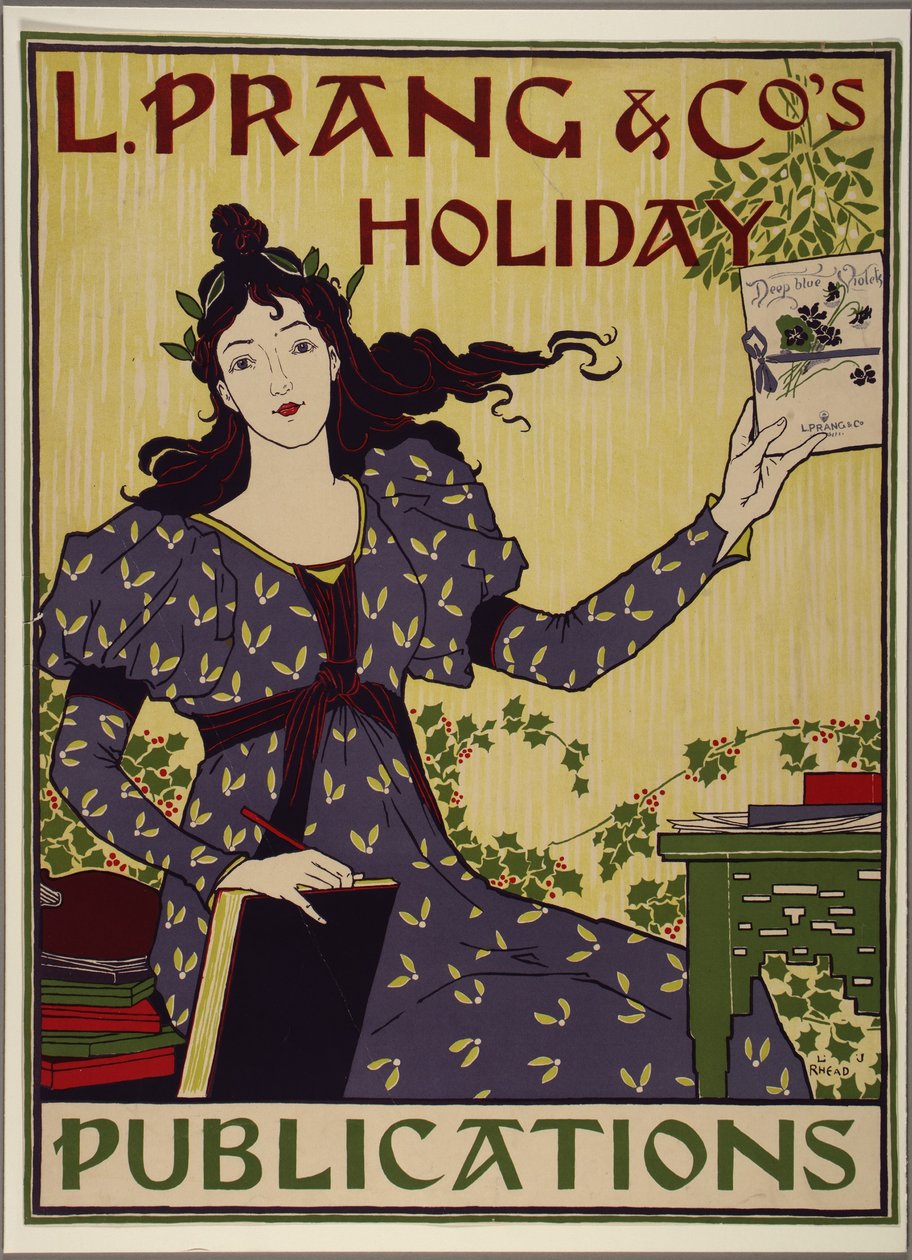 L. Publicações de férias da Prang  Co de Louis Rhead