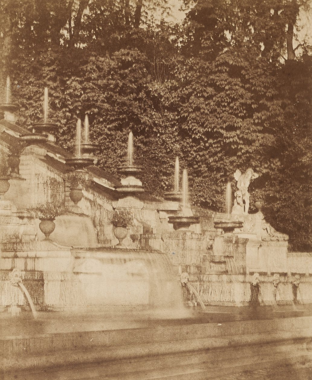 Cascata no Chateau de St. Cloud de Louis Rémy Robert