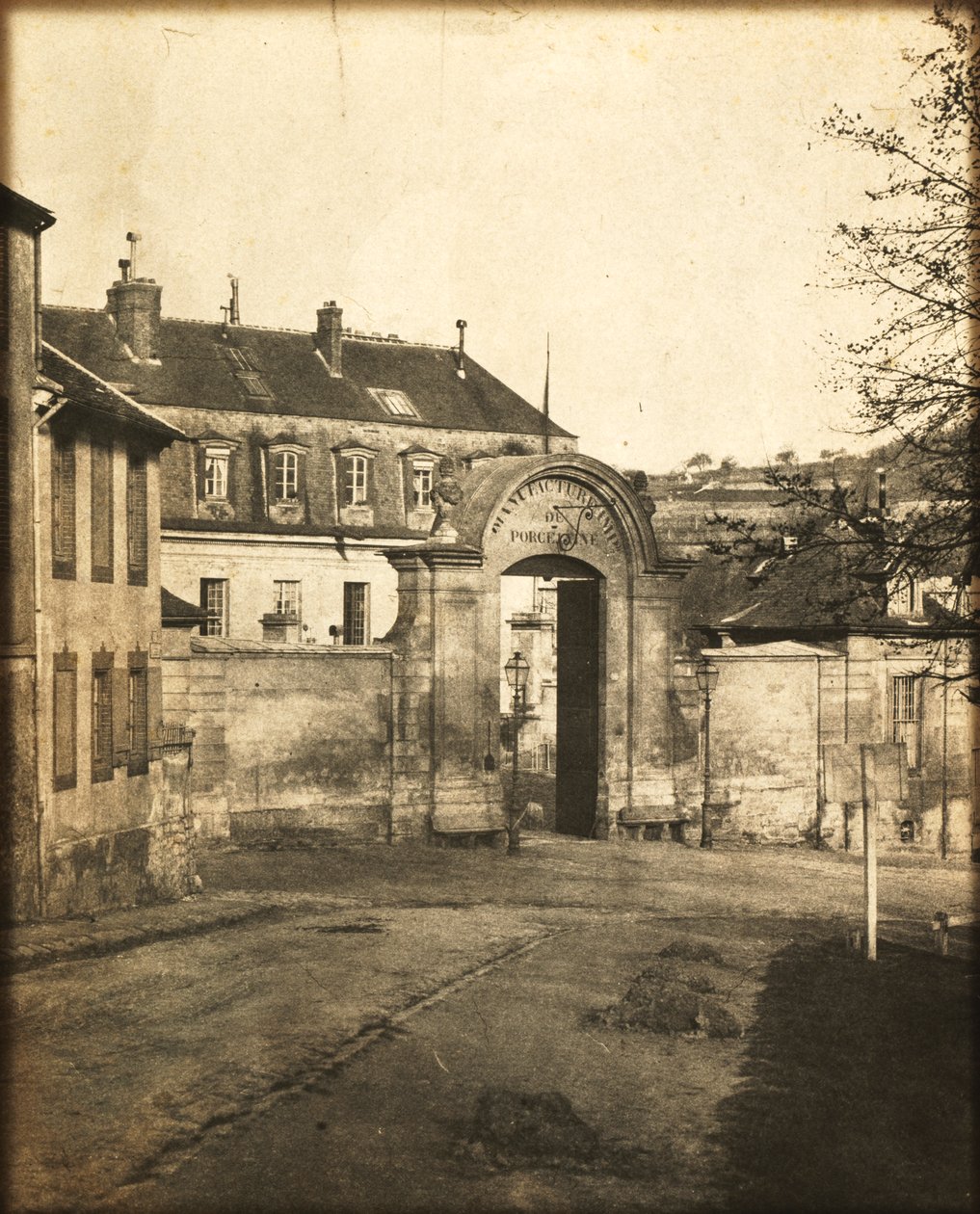 Entrada para a Fábrica de Sèvres de Louis Rémy Robert