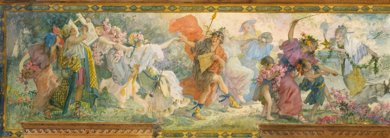 (Bacchanale Revel, Pan e Procissão) de Louis Schaettle