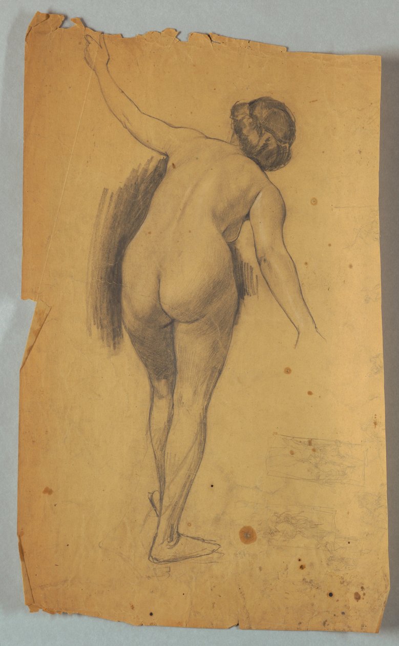 Estudo da Figura Nua de Louis Schaettle