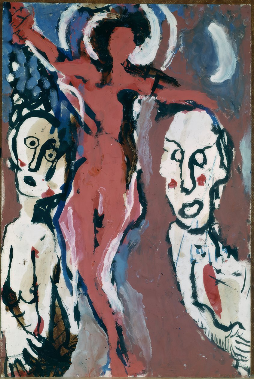 Crucificação (Cristo Vermelho) de Louis Soutter